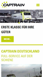 Mobile Screenshot of captrain.de